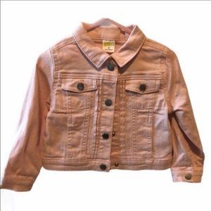 Crazy 8 Pink Denim or Jean Jacket Toddler Size 2T